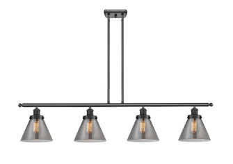 Ballston Urban Four Light Island Pendant in Matte Black (405|916-4I-BK-G43)