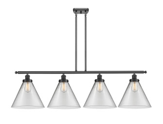 Ballston Urban Four Light Island Pendant in Matte Black (405|916-4I-BK-G42-L)
