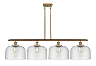Ballston Urban Four Light Island Pendant in Brushed Brass (405|916-4I-BB-G74-L)