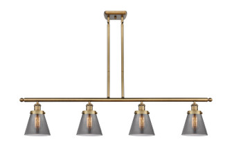 Ballston Urban Four Light Island Pendant in Brushed Brass (405|916-4I-BB-G63)