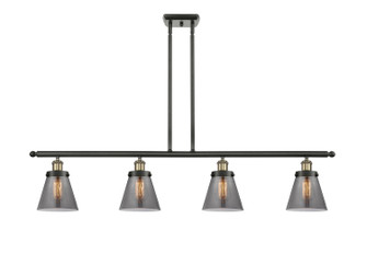 Ballston Urban Four Light Island Pendant in Black Antique Brass (405|916-4I-BAB-G63)