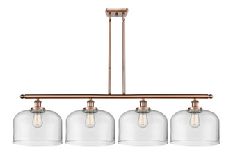 Ballston Urban Four Light Island Pendant in Antique Copper (405|916-4I-AC-G72-L)