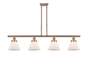 Ballston Urban Four Light Island Pendant in Antique Copper (405|916-4I-AC-G41)