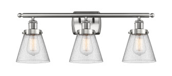Ballston Urban LED Bath Vanity in Brushed Satin Nickel (405|916-3W-SN-G64-LED)