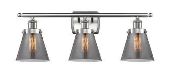 Ballston Urban LED Bath Vanity in Brushed Satin Nickel (405|916-3W-SN-G63-LED)