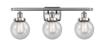 Ballston Urban LED Bath Vanity in Brushed Satin Nickel (405|916-3W-SN-G204-6-LED)