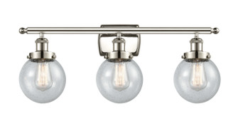 Ballston Urban Three Light Bath Vanity in Polished Nickel (405|916-3W-PN-G204-6)
