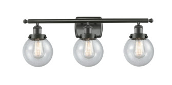 Ballston Urban LED Bath Vanity in Oil Rubbed Bronze (405|916-3W-OB-G204-6-LED)