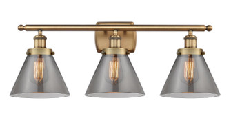 Ballston Urban LED Bath Vanity in Brushed Brass (405|916-3W-BB-G43-LED)
