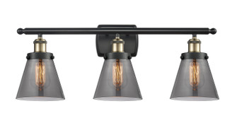Ballston Urban LED Bath Vanity in Black Antique Brass (405|916-3W-BAB-G63-LED)