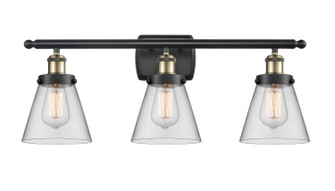 Ballston Urban LED Bath Vanity in Black Antique Brass (405|916-3W-BAB-G62-LED)