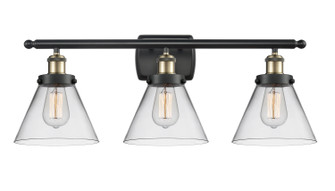 Ballston Urban LED Bath Vanity in Black Antique Brass (405|916-3W-BAB-G42-LED)