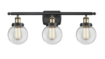 Ballston Urban LED Bath Vanity in Black Antique Brass (405|916-3W-BAB-G202-6-LED)