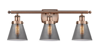 Ballston Urban Three Light Bath Vanity in Antique Copper (405|916-3W-AC-G63)