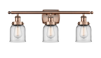 Ballston Urban LED Bath Vanity in Antique Copper (405|916-3W-AC-G52-LED)
