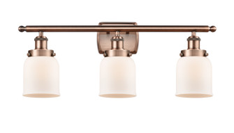 Ballston Urban LED Bath Vanity in Antique Copper (405|916-3W-AC-G51-LED)