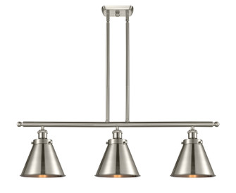 Ballston Urban Three Light Island Pendant in Brushed Satin Nickel (405|916-3I-SN-M13-SN)