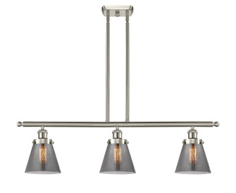 Ballston Urban Three Light Island Pendant in Brushed Satin Nickel (405|916-3I-SN-G63)