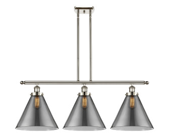 Ballston Urban Three Light Island Pendant in Polished Nickel (405|916-3I-PN-G43-L)