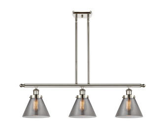 Ballston Urban Three Light Island Pendant in Polished Nickel (405|916-3I-PN-G43)