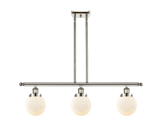 Ballston Urban LED Island Pendant in Polished Nickel (405|916-3I-PN-G201-6-LED)