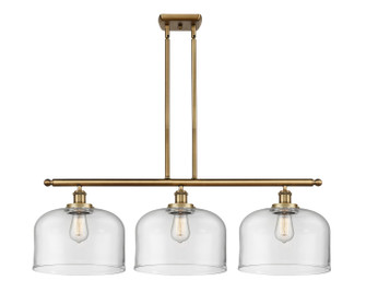 Ballston Urban Three Light Island Pendant in Brushed Brass (405|916-3I-BB-G72-L)