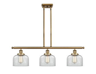 Ballston Urban Three Light Island Pendant in Brushed Brass (405|916-3I-BB-G72)
