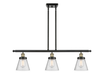 Ballston Urban Three Light Island Pendant in Black Antique Brass (405|916-3I-BAB-G64)