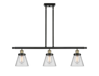Ballston Urban Three Light Island Pendant in Black Antique Brass (405|916-3I-BAB-G62)