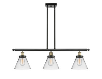 Ballston Urban Three Light Island Pendant in Black Antique Brass (405|916-3I-BAB-G42)