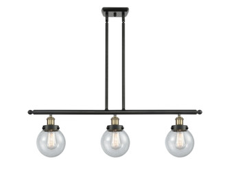 Ballston Urban Three Light Island Pendant in Black Antique Brass (405|916-3I-BAB-G204-6)