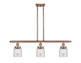 Ballston Urban Three Light Island Pendant in Antique Copper (405|916-3I-AC-G52)