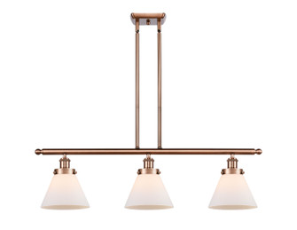 Ballston Urban Three Light Island Pendant in Antique Copper (405|916-3I-AC-G41)