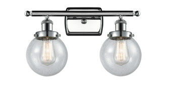 Ballston Urban LED Bath Vanity in Polished Chrome (405|916-2W-PC-G204-6-LED)