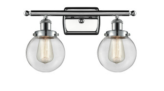 Ballston Urban LED Bath Vanity in Polished Chrome (405|916-2W-PC-G202-6-LED)