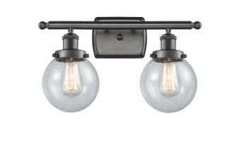 Ballston Urban LED Bath Vanity in Oil Rubbed Bronze (405|916-2W-OB-G204-6-LED)