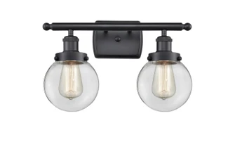 Ballston Urban LED Bath Vanity in Matte Black (405|916-2W-BK-G202-6-LED)