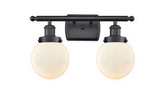 Ballston Urban Two Light Bath Vanity in Matte Black (405|916-2W-BK-G201-6)
