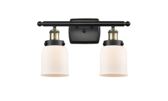 Ballston Urban Two Light Bath Vanity in Black Antique Brass (405|916-2W-BAB-G51)