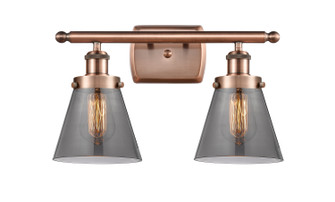 Ballston Urban LED Bath Vanity in Antique Copper (405|916-2W-AC-G63-LED)