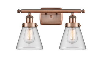 Ballston Urban LED Bath Vanity in Antique Copper (405|916-2W-AC-G62-LED)