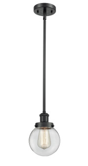 Ballston Urban LED Mini Pendant in Matte Black (405|916-1S-BK-G202-6-LED)