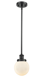 Ballston Urban LED Mini Pendant in Matte Black (405|916-1S-BK-G201-6-LED)