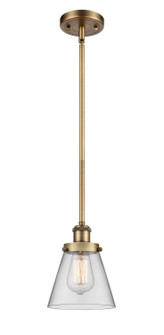Ballston Urban One Light Mini Pendant in Brushed Brass (405|916-1S-BB-G62)