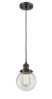 Ballston Urban One Light Mini Pendant in Oil Rubbed Bronze (405|916-1P-OB-G202-6)