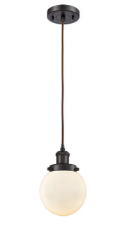 Ballston Urban One Light Mini Pendant in Oil Rubbed Bronze (405|916-1P-OB-G201-6)