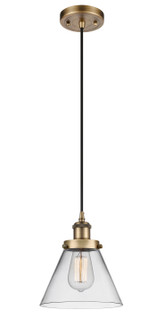 Ballston Urban One Light Mini Pendant in Brushed Brass (405|916-1P-BB-G42)