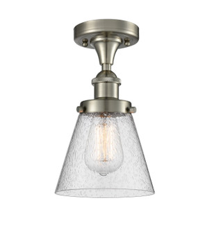 Ballston Urban One Light Semi-Flush Mount in Brushed Satin Nickel (405|916-1C-SN-G64)