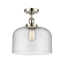 Ballston Urban One Light Semi-Flush Mount in Polished Nickel (405|916-1C-PN-G74-L)