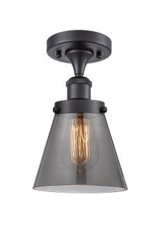 Ballston Urban LED Semi-Flush Mount in Matte Black (405|916-1C-BK-G63-LED)